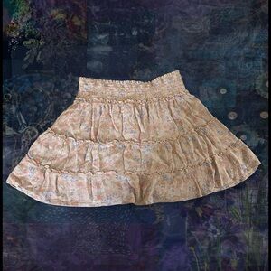 Hippie Rose Pastel Floral Skirt